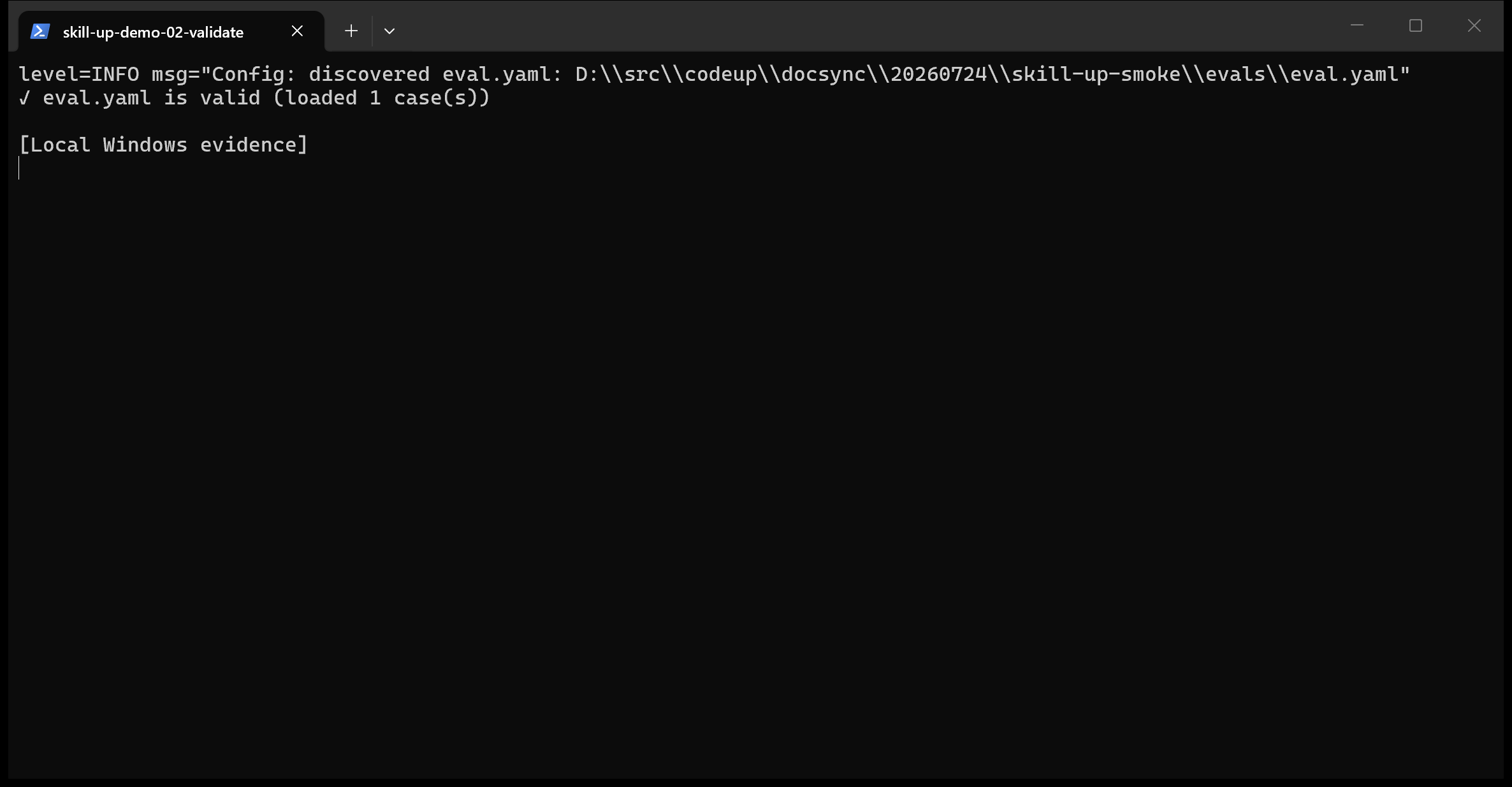 validate 通过