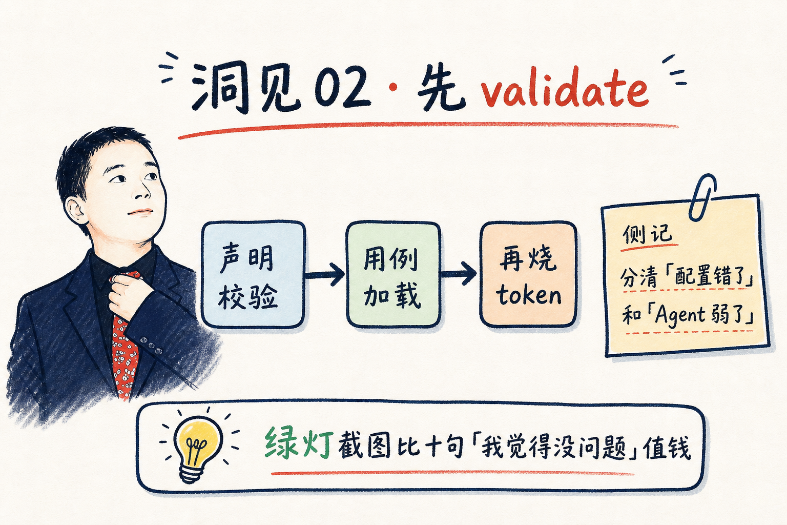 洞见02 先 validate