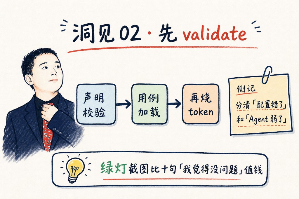 洞见02 先 validate