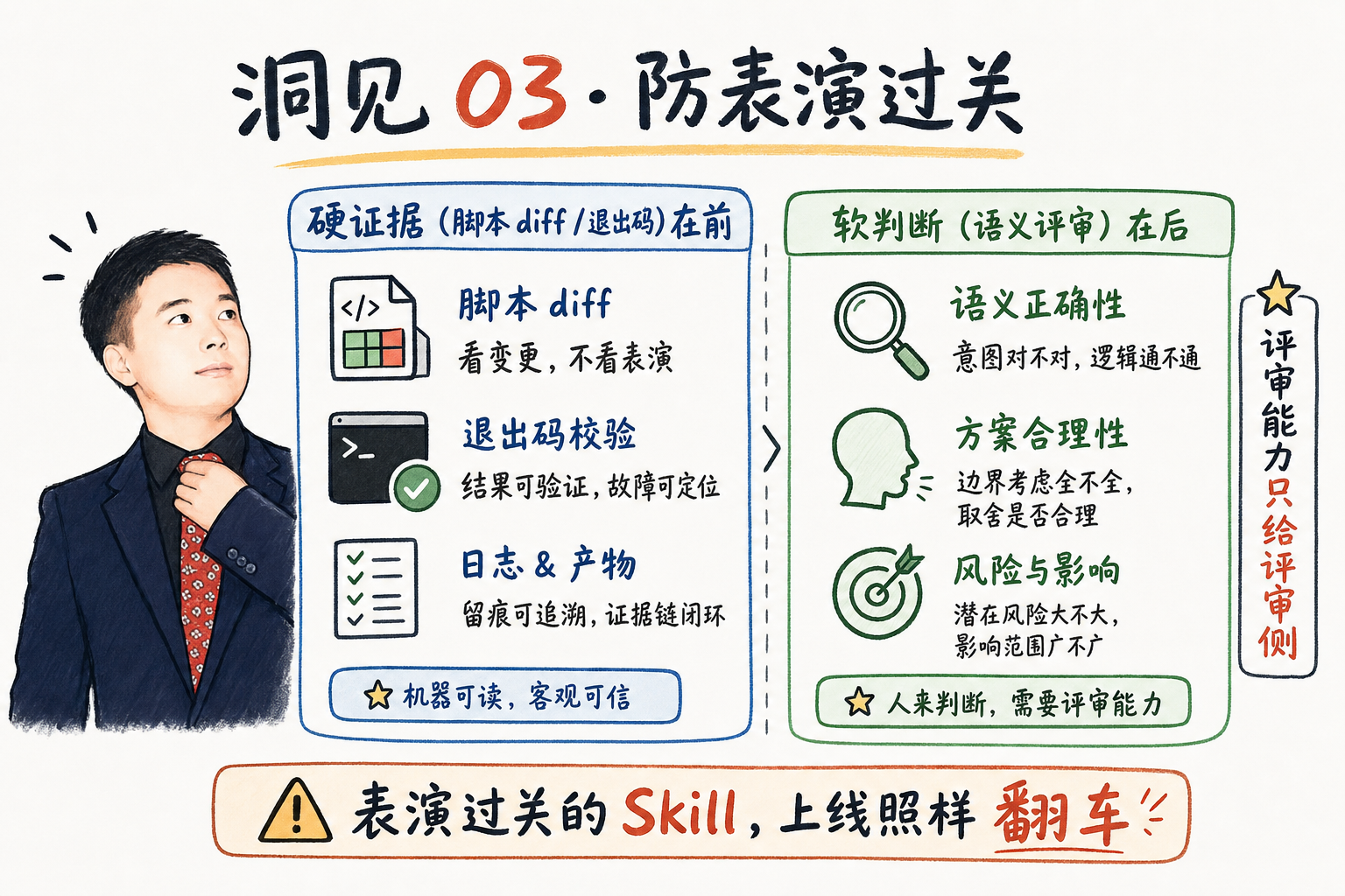 洞见03 防表演过关